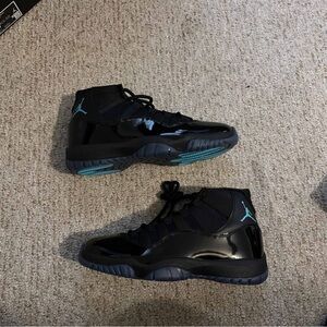 Jordan Black and Blue Sneakers